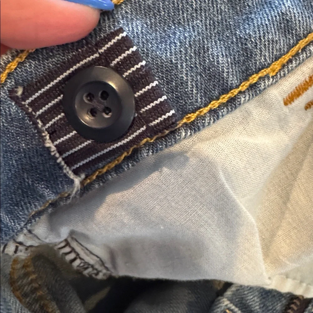 Denim Blue Jeans w Distressed Knees, OshKosh B'gosh, Size 5 Kids